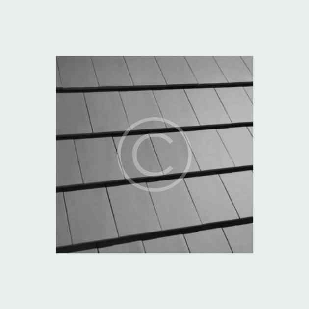 Plain graphite roof tiles