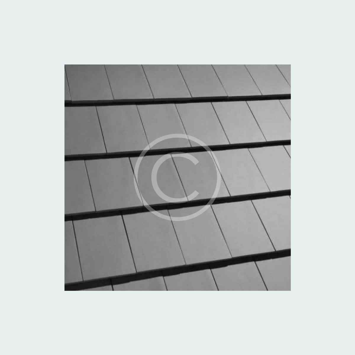 Plain graphite roof tiles